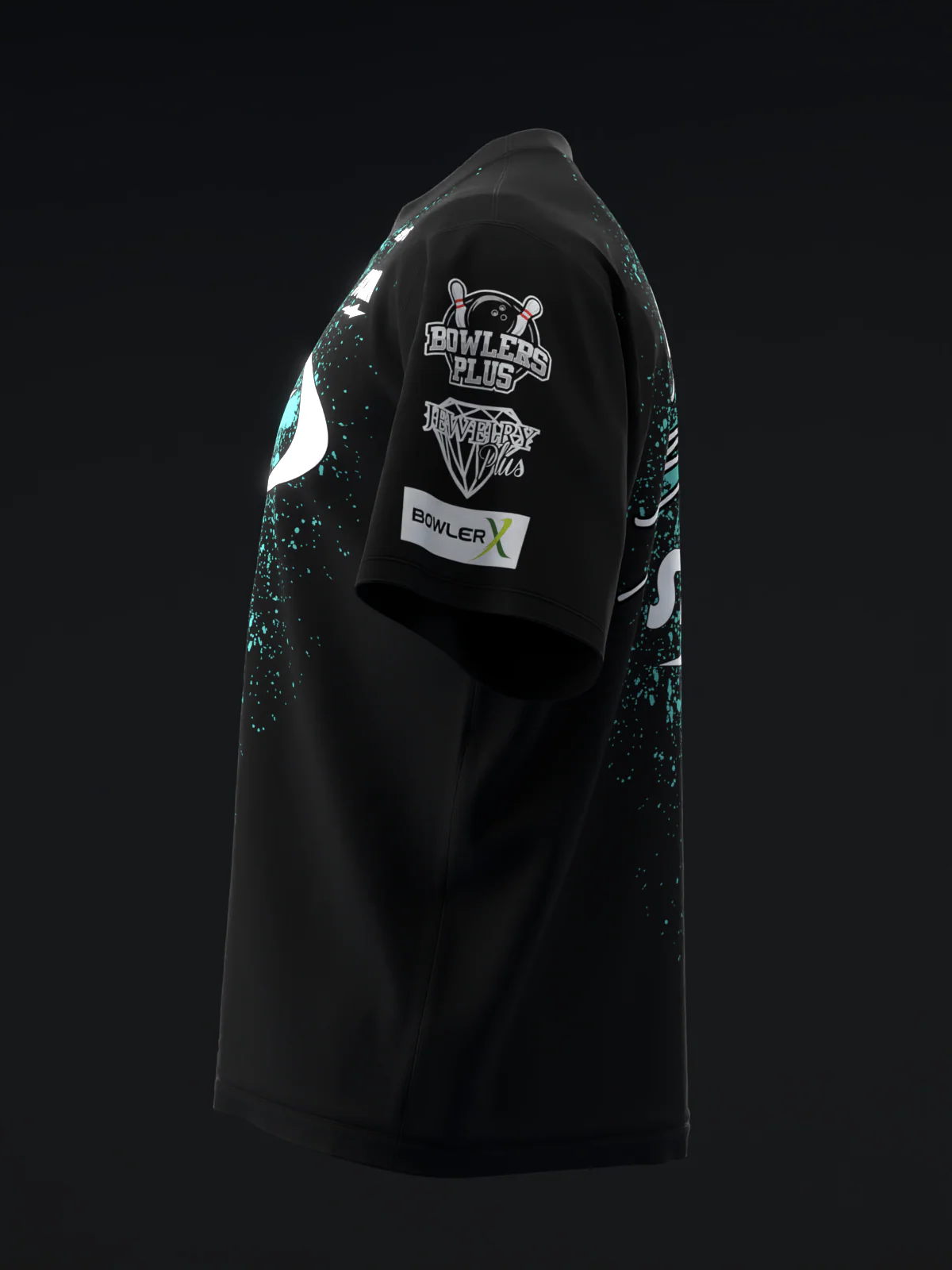 Nick Brown 2026 - Splatter Teal - Bowling Jersey - Image 6
