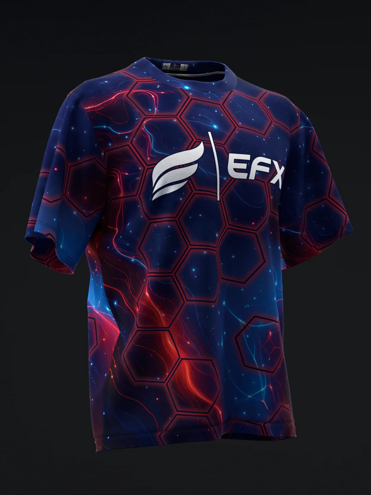Nova Cyber - Blue Red - Bowling Jersey - Image 3