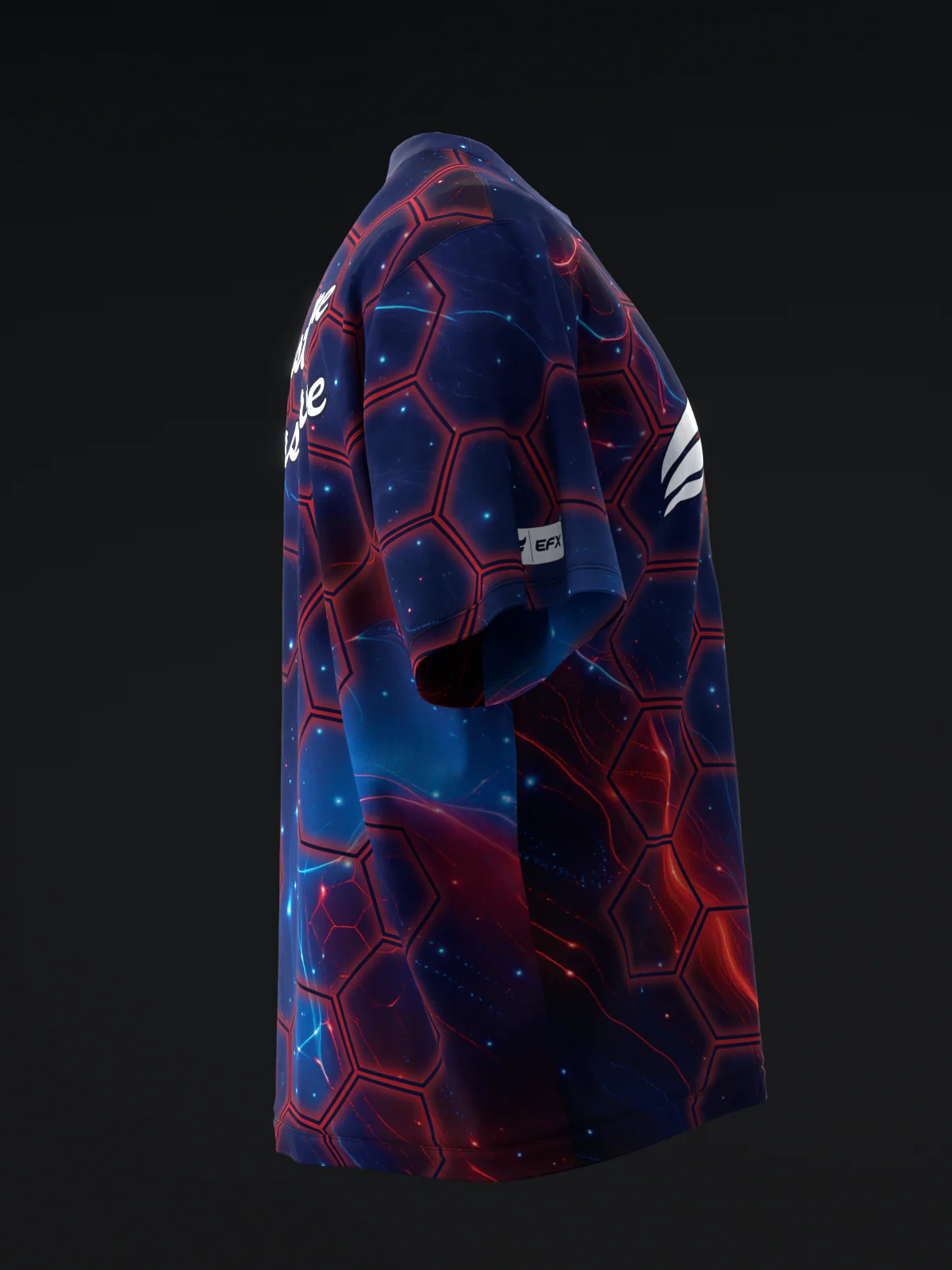Nova Cyber - Blue Red - Bowling Jersey - Image 4