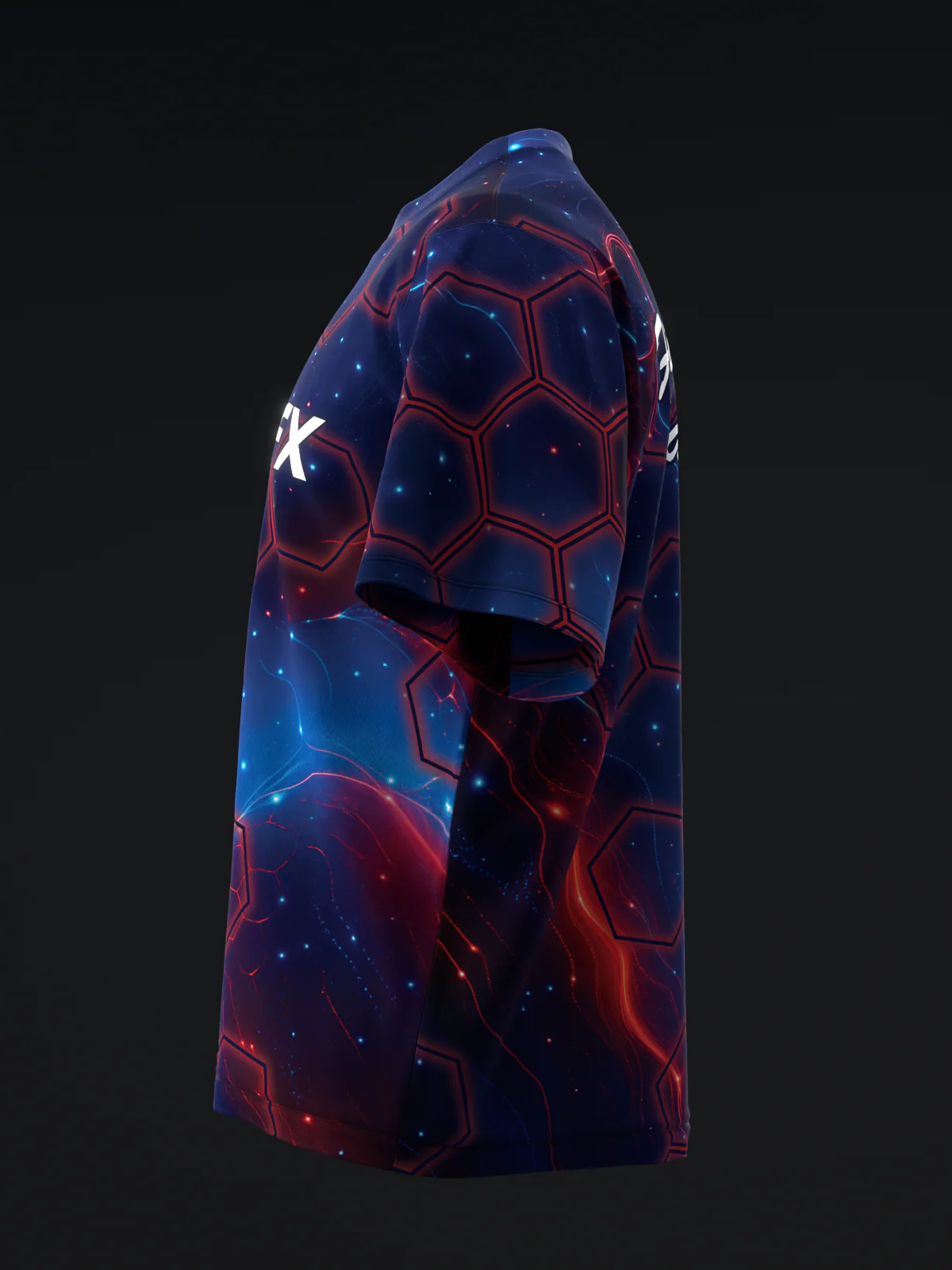 Nova Cyber - Blue Red - Bowling Jersey - Image 6