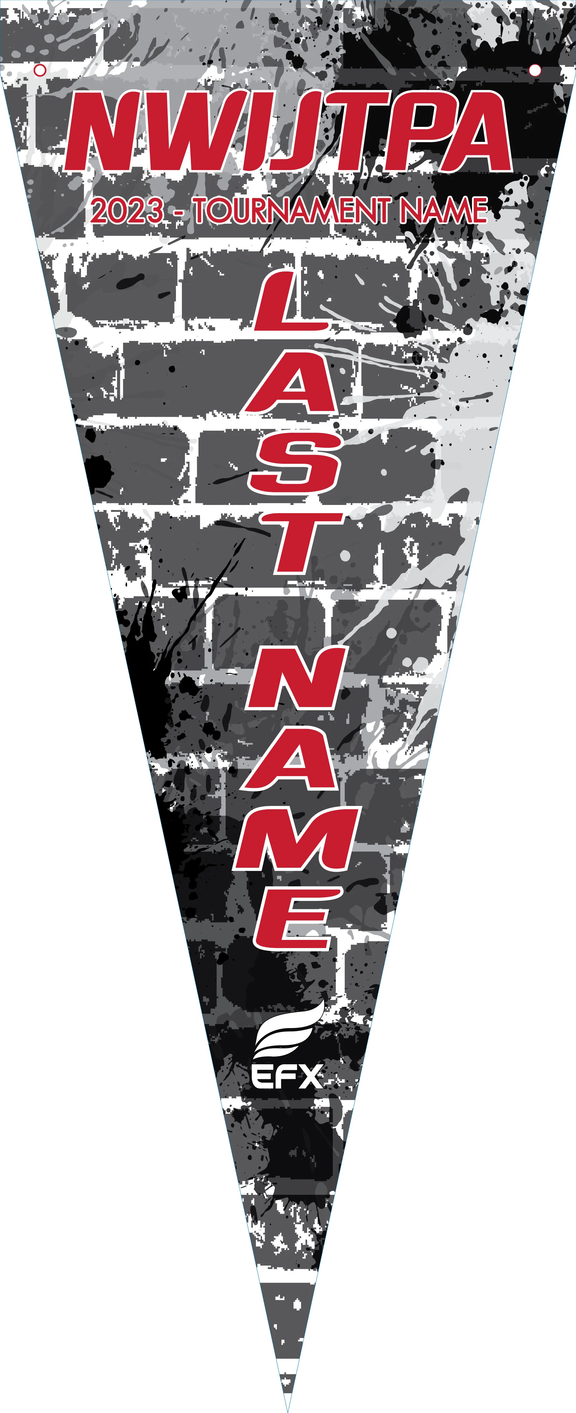 NWIJTPA - Brick - Bowling Pennant - Image 5