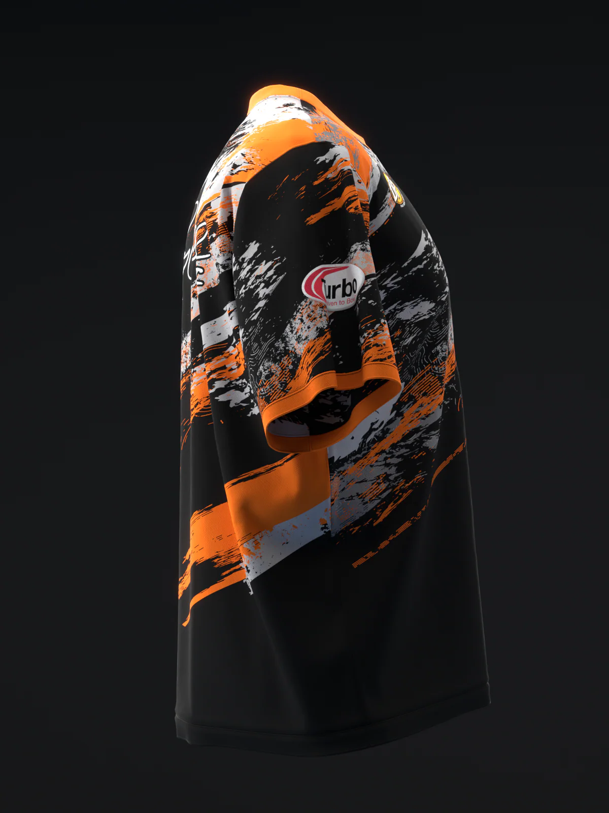 Perry Crowell 2024 - MX25 Black Orange Gray - Bowling Jersey - Image 4