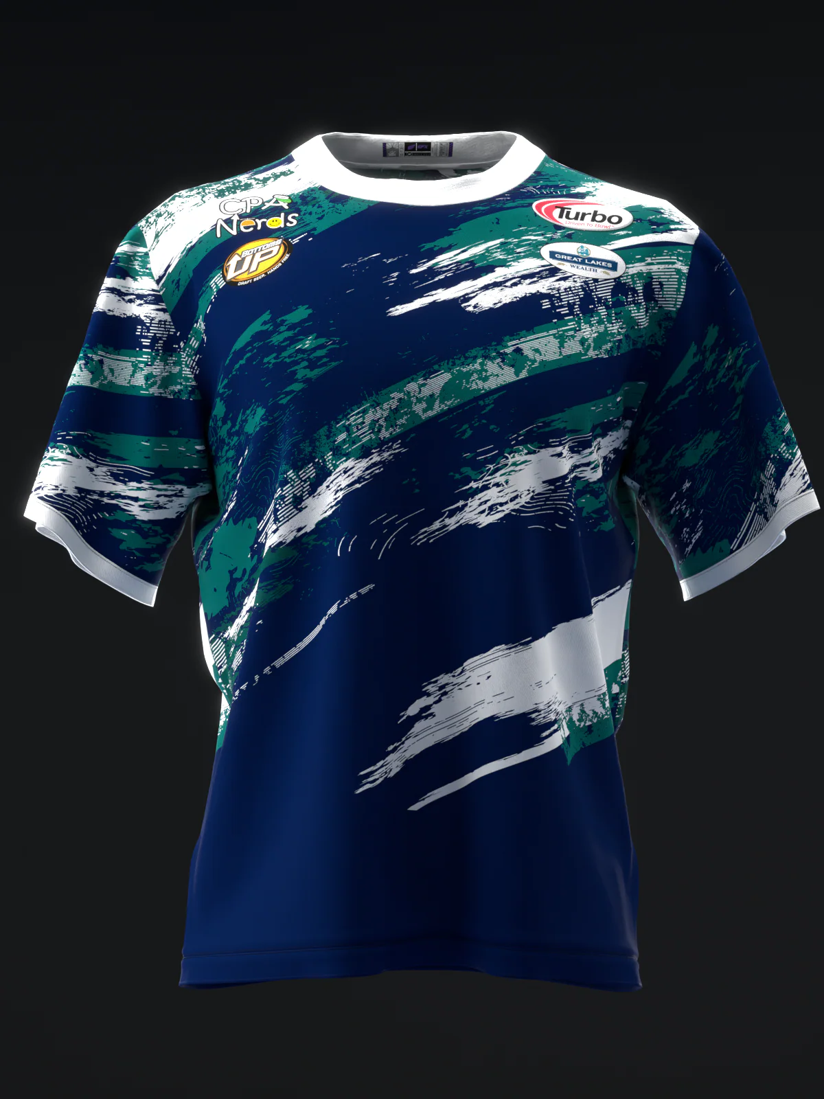 Perry Crowell 2024 - MX25 Navy Northwest White - Bowling Jersey - Image 2
