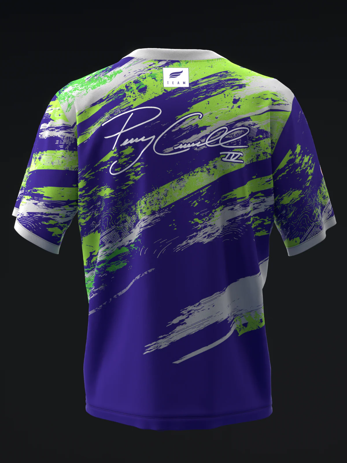 Perry Crowell 2024 - MX25 Purple Gray Green - Bowling Jersey - Image 5
