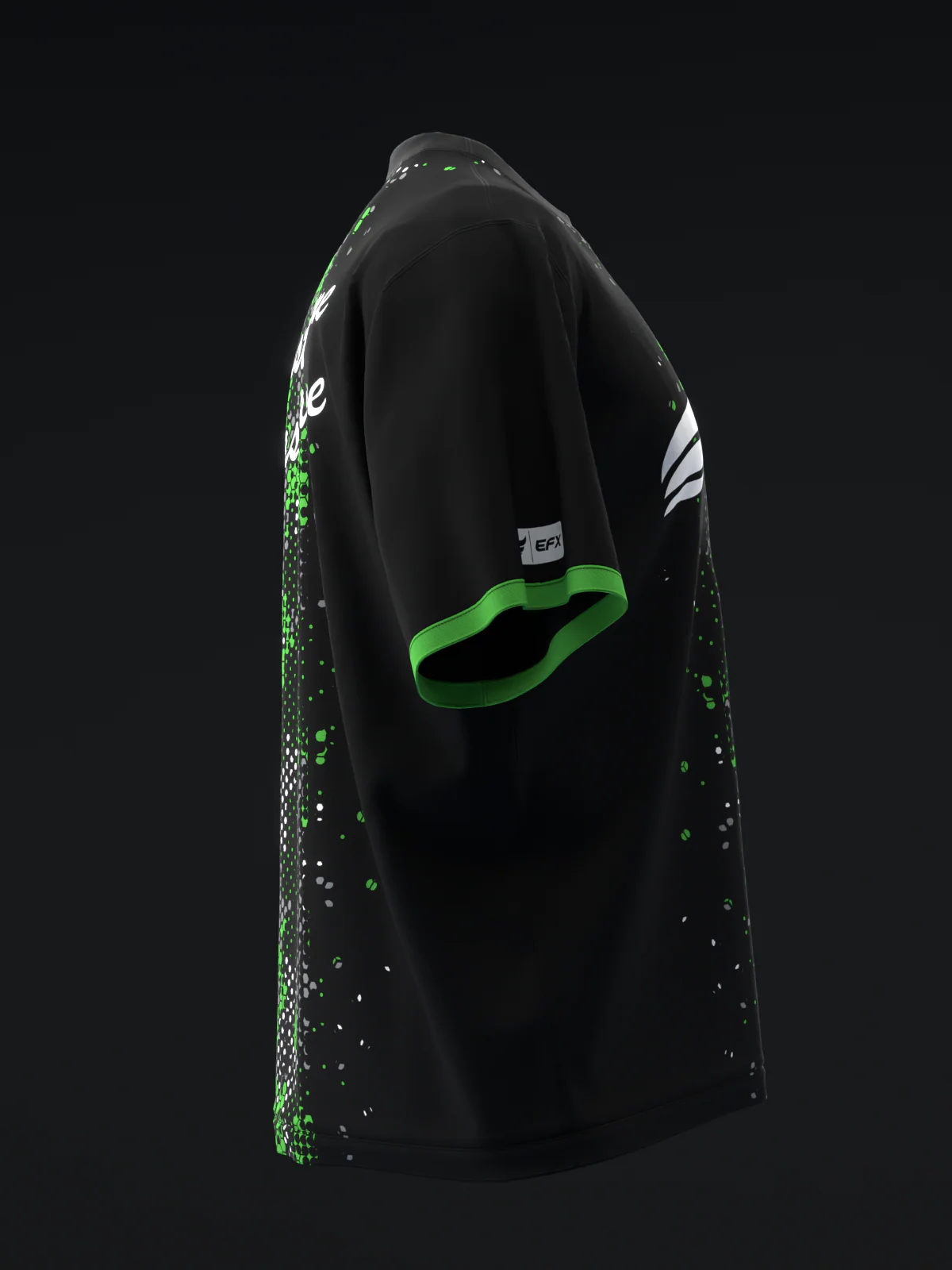 Pixamo - Black Green - Bowling Jersey - Image 4