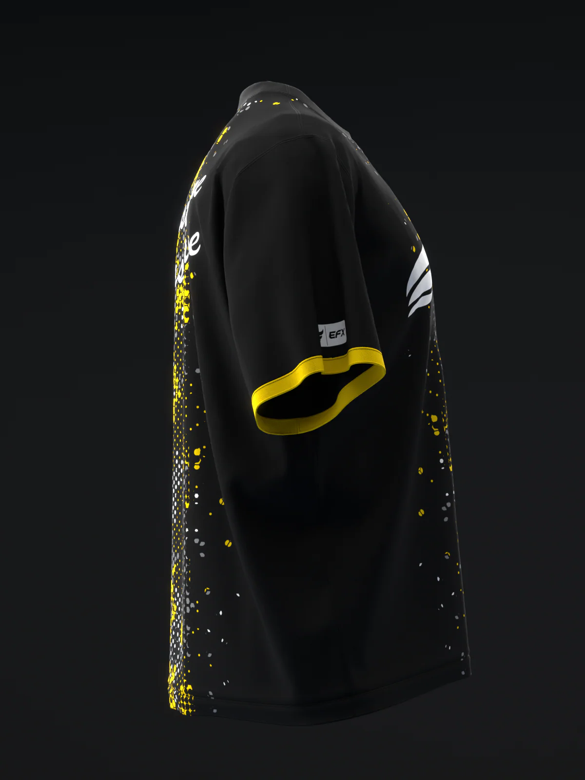 Pixamo - Black Yellow - Bowling Jersey - Image 4