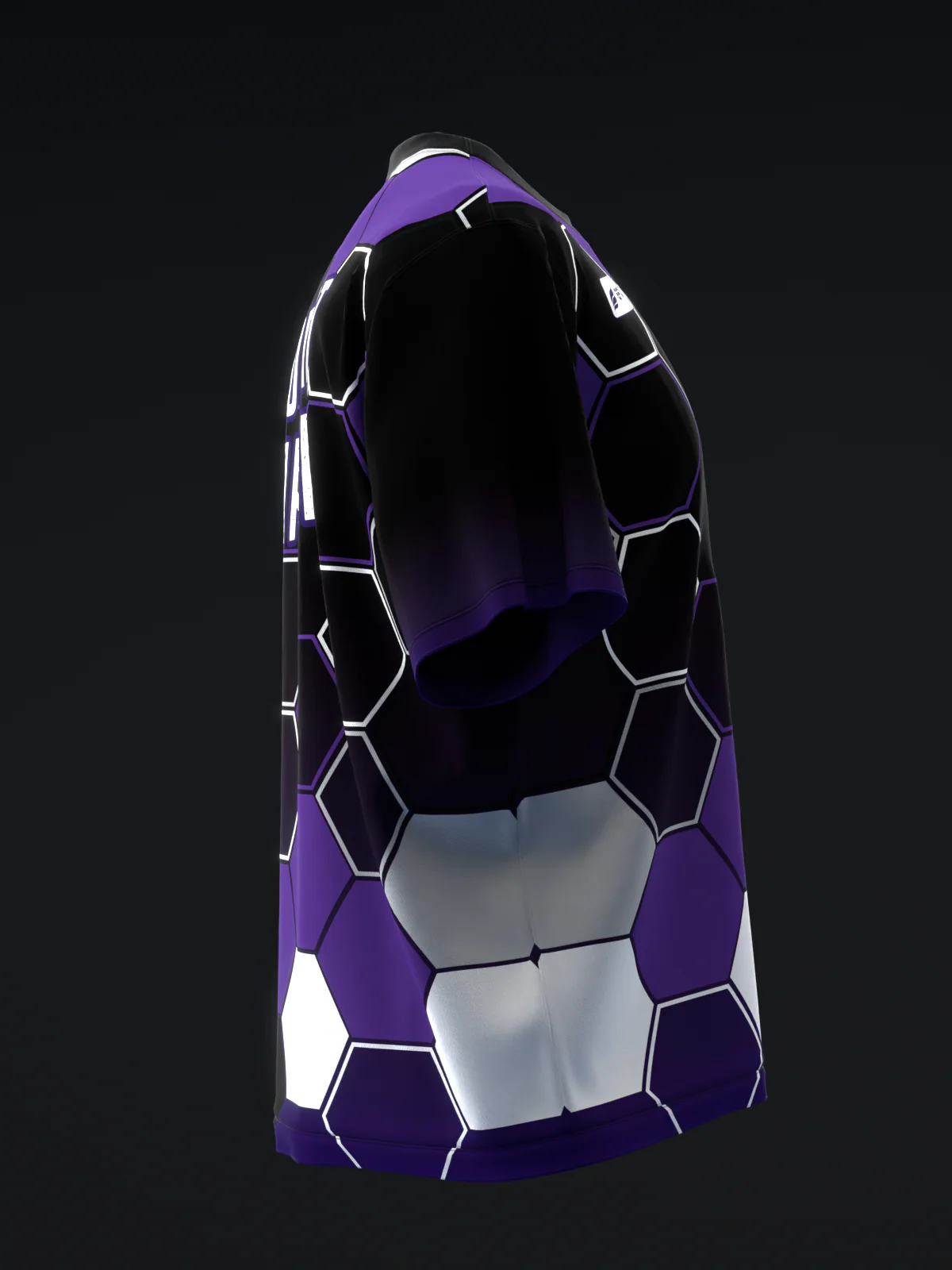 Robert Vater 2025 - Homage Honeycomb Black Purple - Bowling Jersey - Image 4