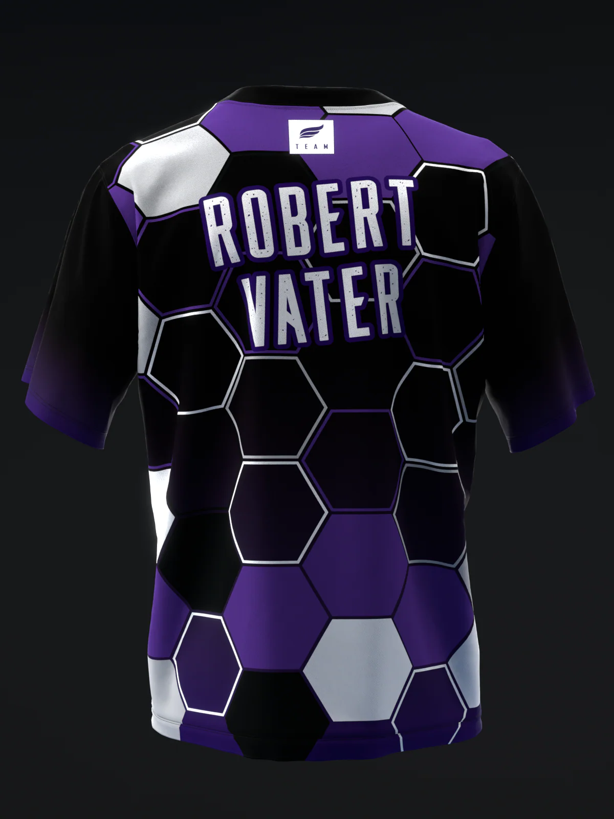 Robert Vater 2025 - Homage Honeycomb Black Purple - Bowling Jersey - Image 5