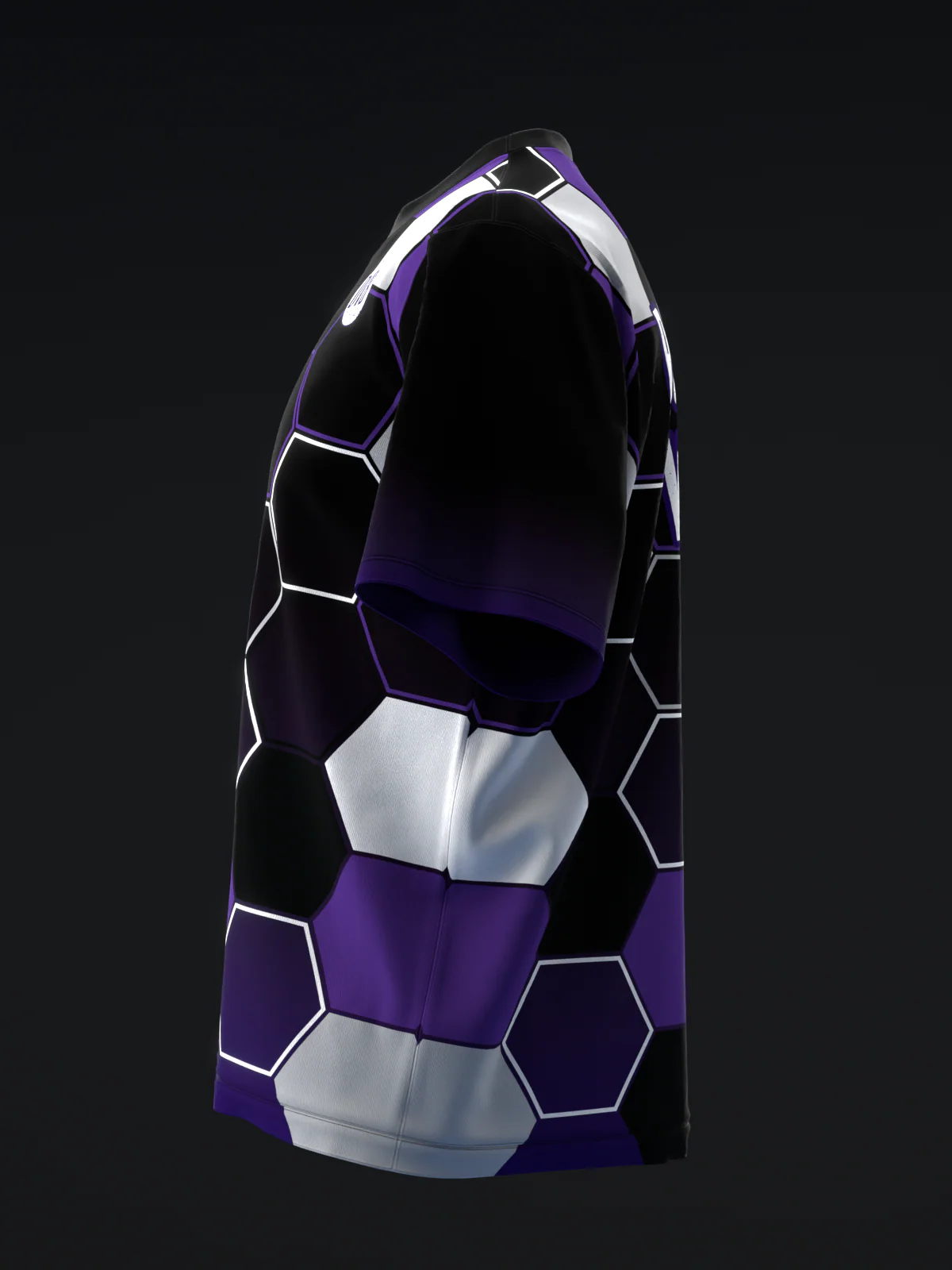 Robert Vater 2025 - Homage Honeycomb Black Purple - Bowling Jersey - Image 6