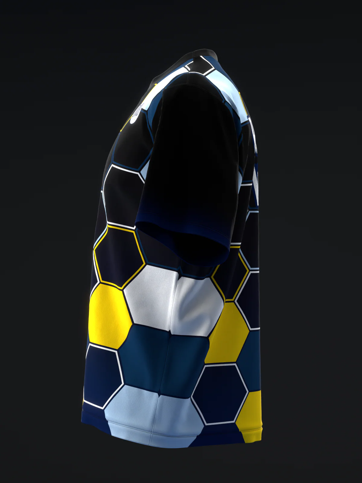 Robert Vater 2025 - Homage Honeycomb Navy Yellow - Bowling Jersey - Image 6