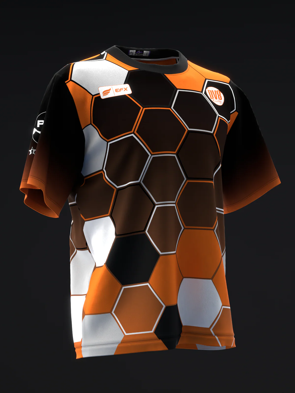 Robert Vater 2025 - Homage Honeycomb Orange - Bowling Jersey - Image 3