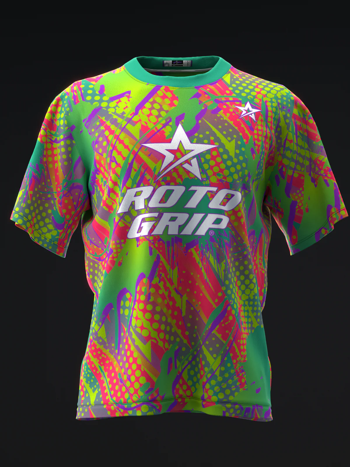 Roto Grip - Hustle Glow Neon - Bowling Jersey - Image 2