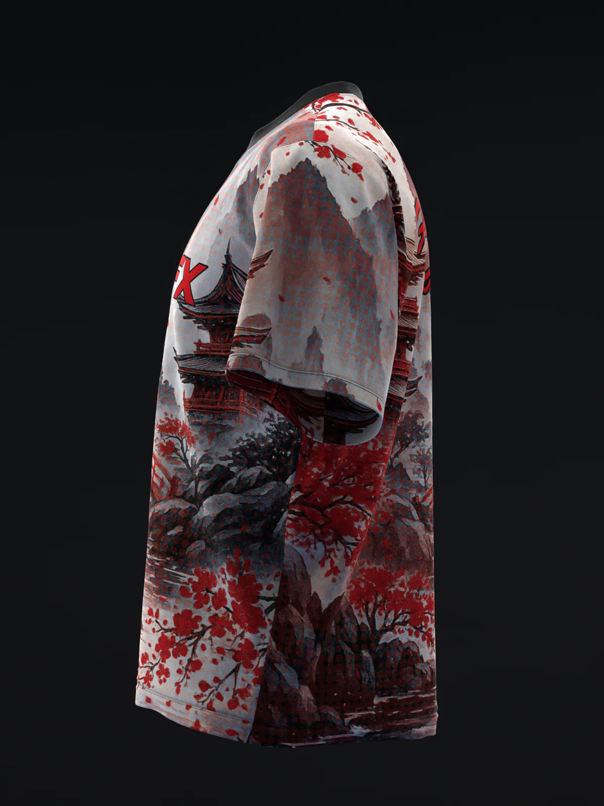 Sacred Echoes - Red - Bowling Jersey - Image 6