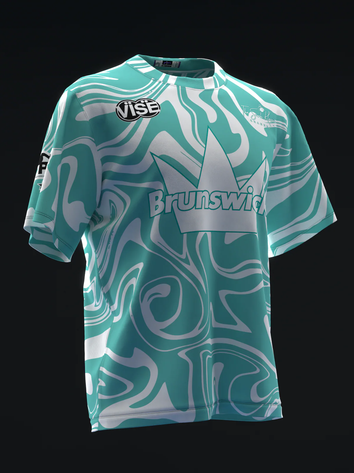 Sarah Klassen 2026 - Spearmint Swirl - Bowling Jersey - Image 3
