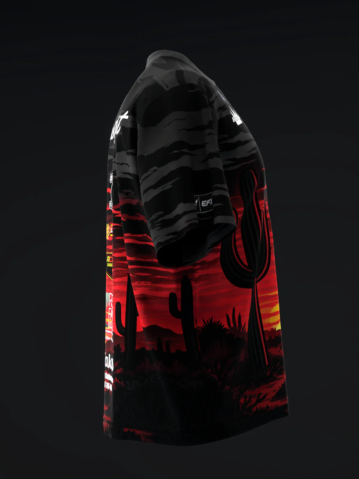 SBT - Desert Midnight Red - Bowling Jersey - Image 4