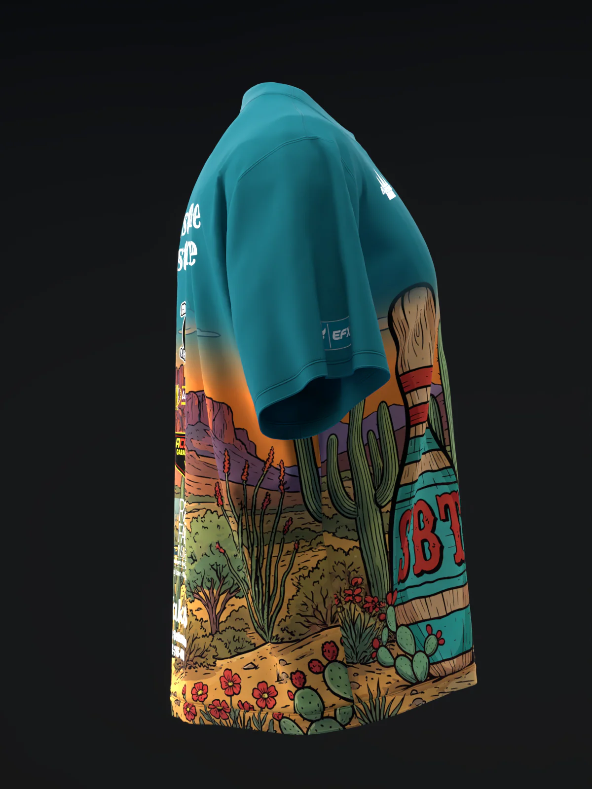 SBT - Desert Teal - Bowling Jersey - Image 4