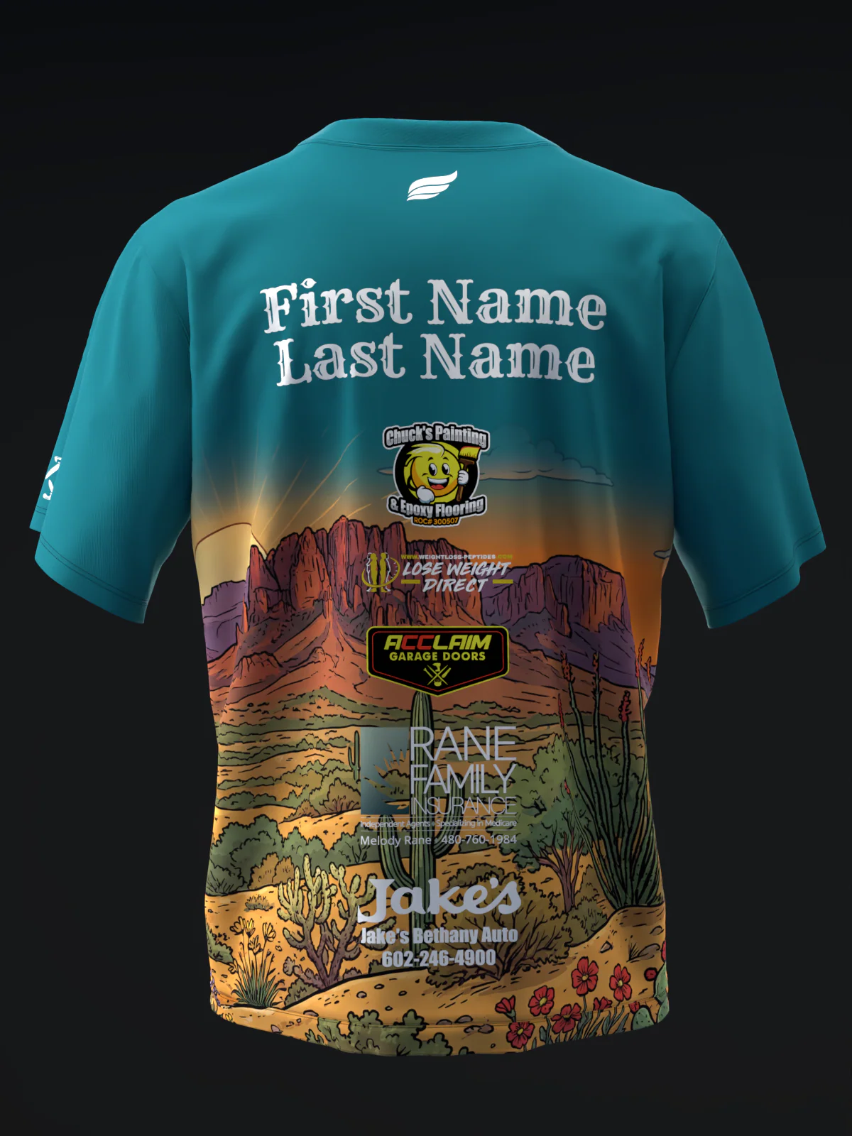 SBT - Desert Teal - Bowling Jersey - Image 5