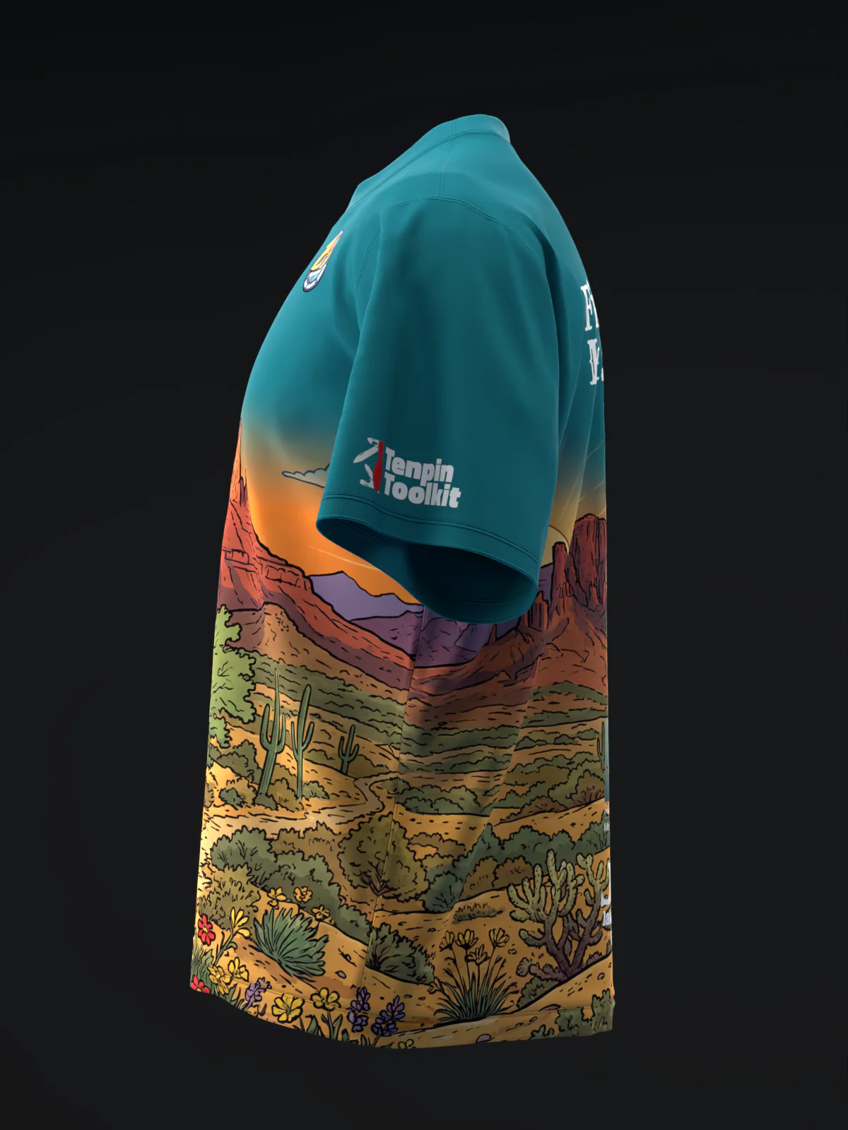 SBT - Desert Teal - Bowling Jersey - Image 6