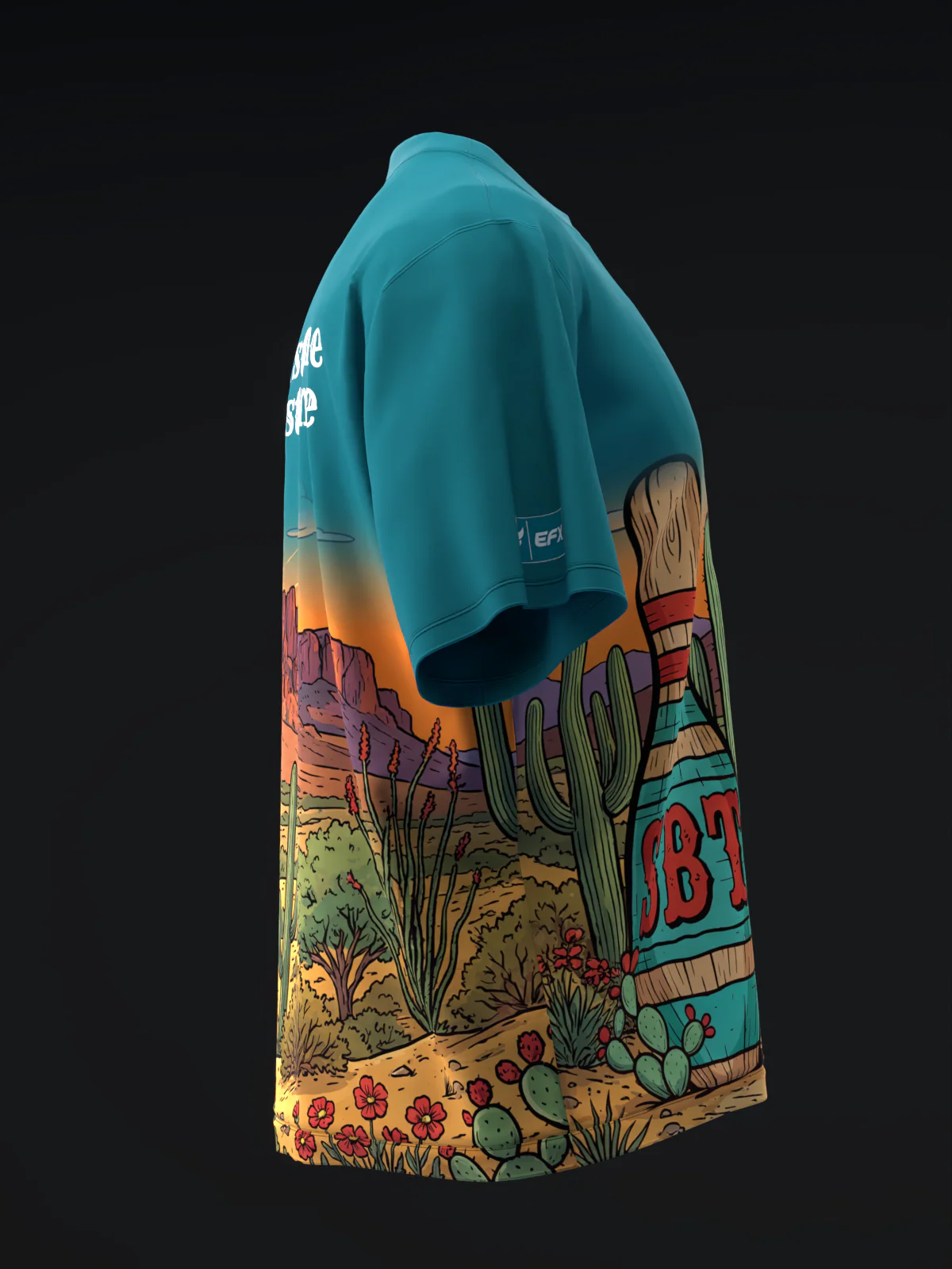 SBT - Desert Teal NS - Bowling Jersey - Image 4