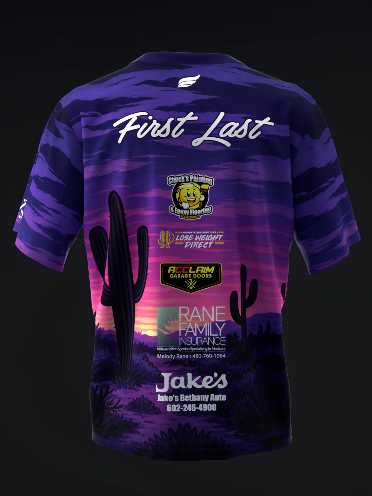 SBT - Desert Twilight - Bowling Jersey - Image 5