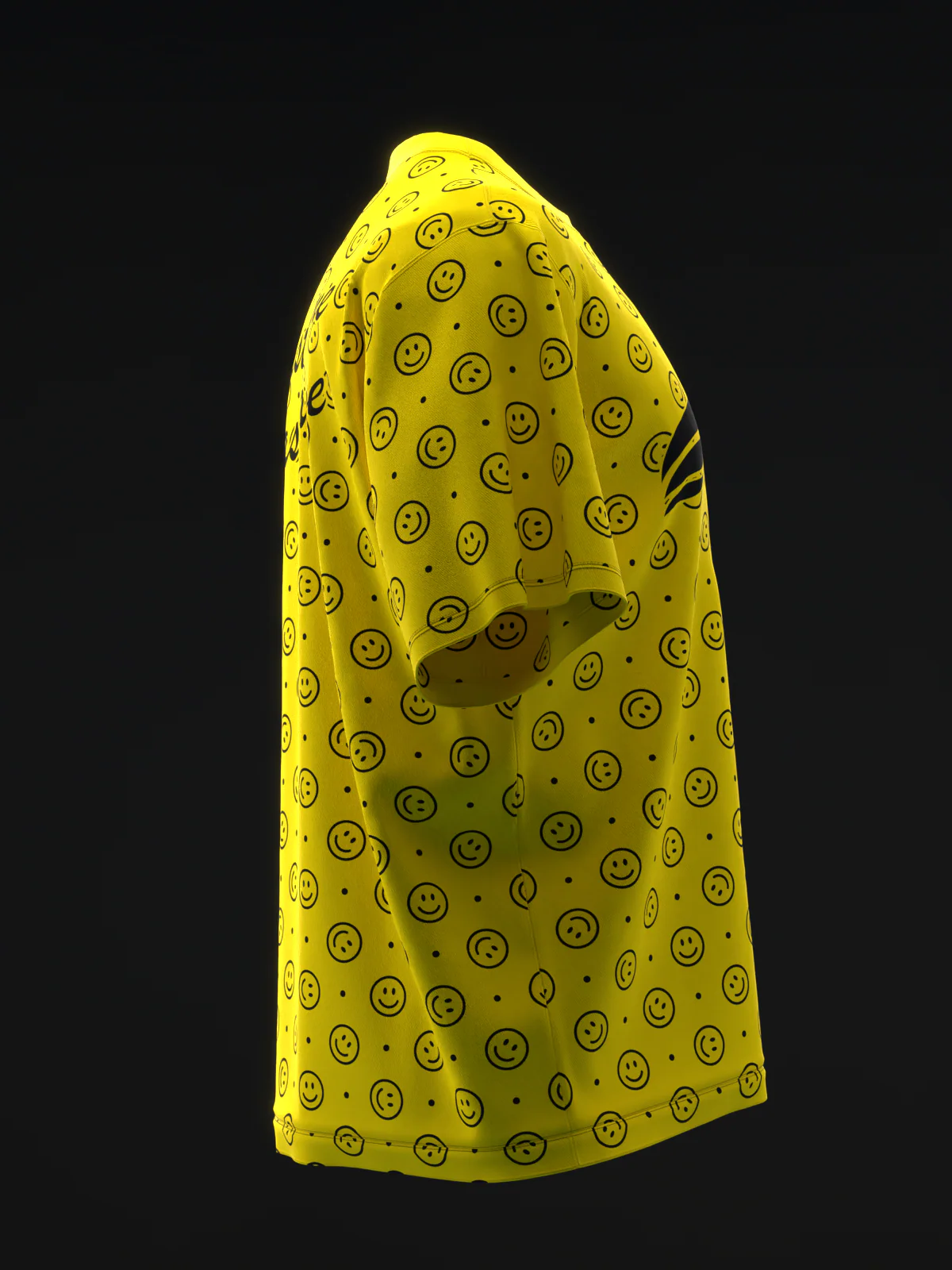 Smiley - Yellow - Bowling Jersey - Image 4