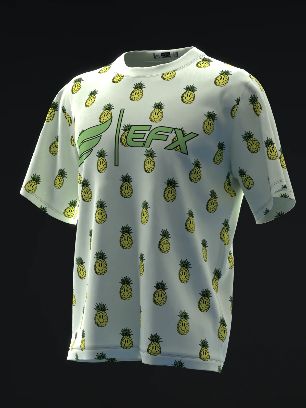 Smiley Pineapples - Green - Bowling Jersey