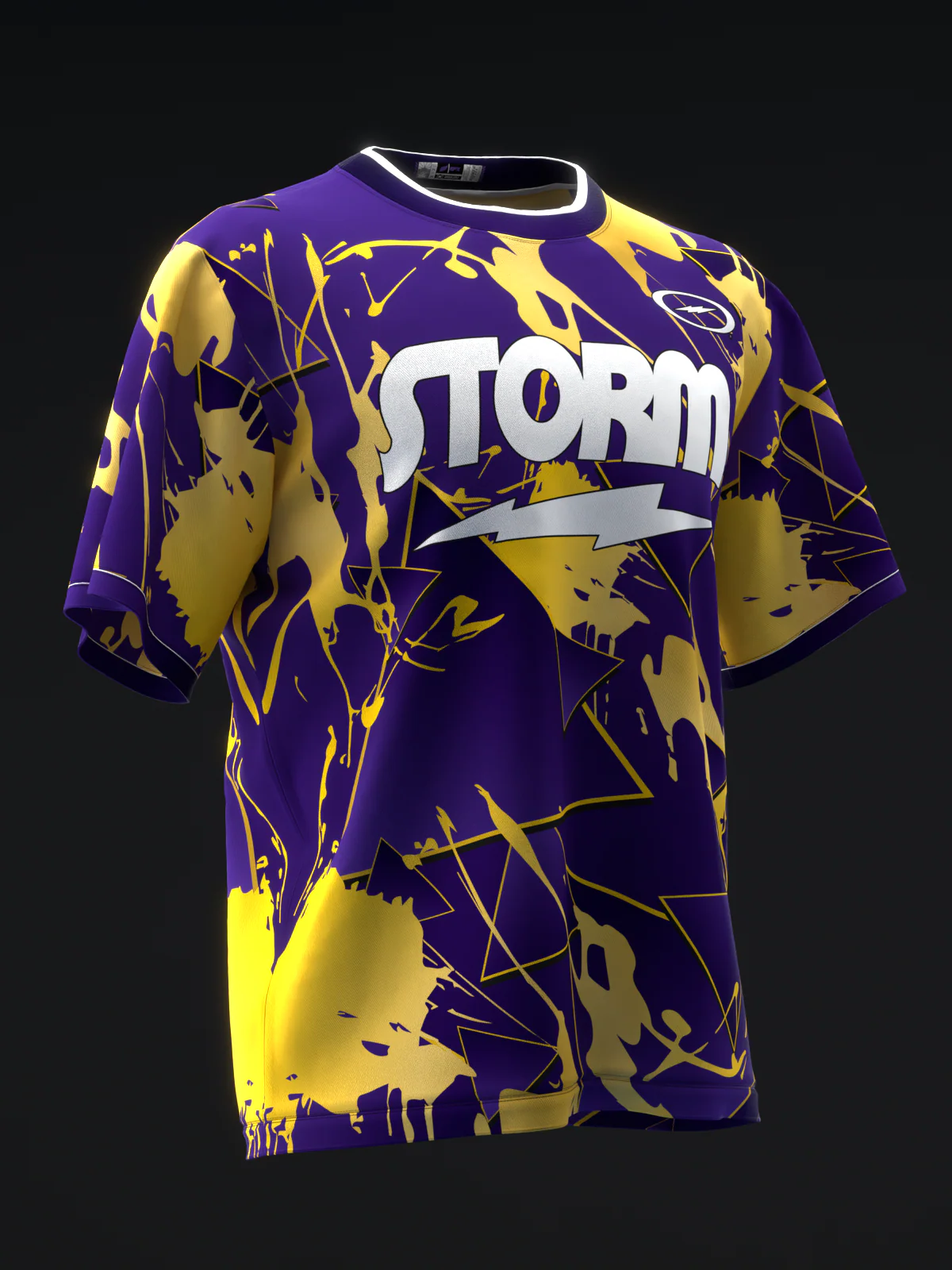 Storm - Tropical Surge Purple Gold - Bowling Jersey - Image 3