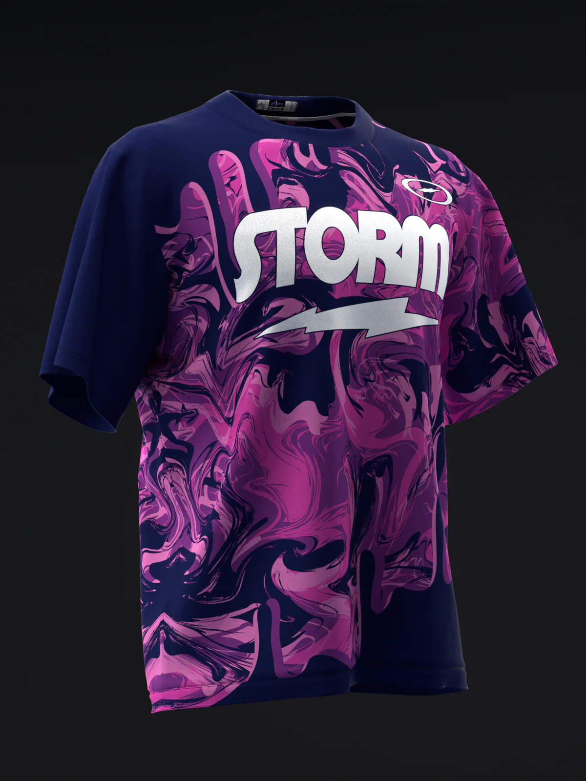 Storm - Tropical Surge Pink Purple - Bowling Jersey - Image 3