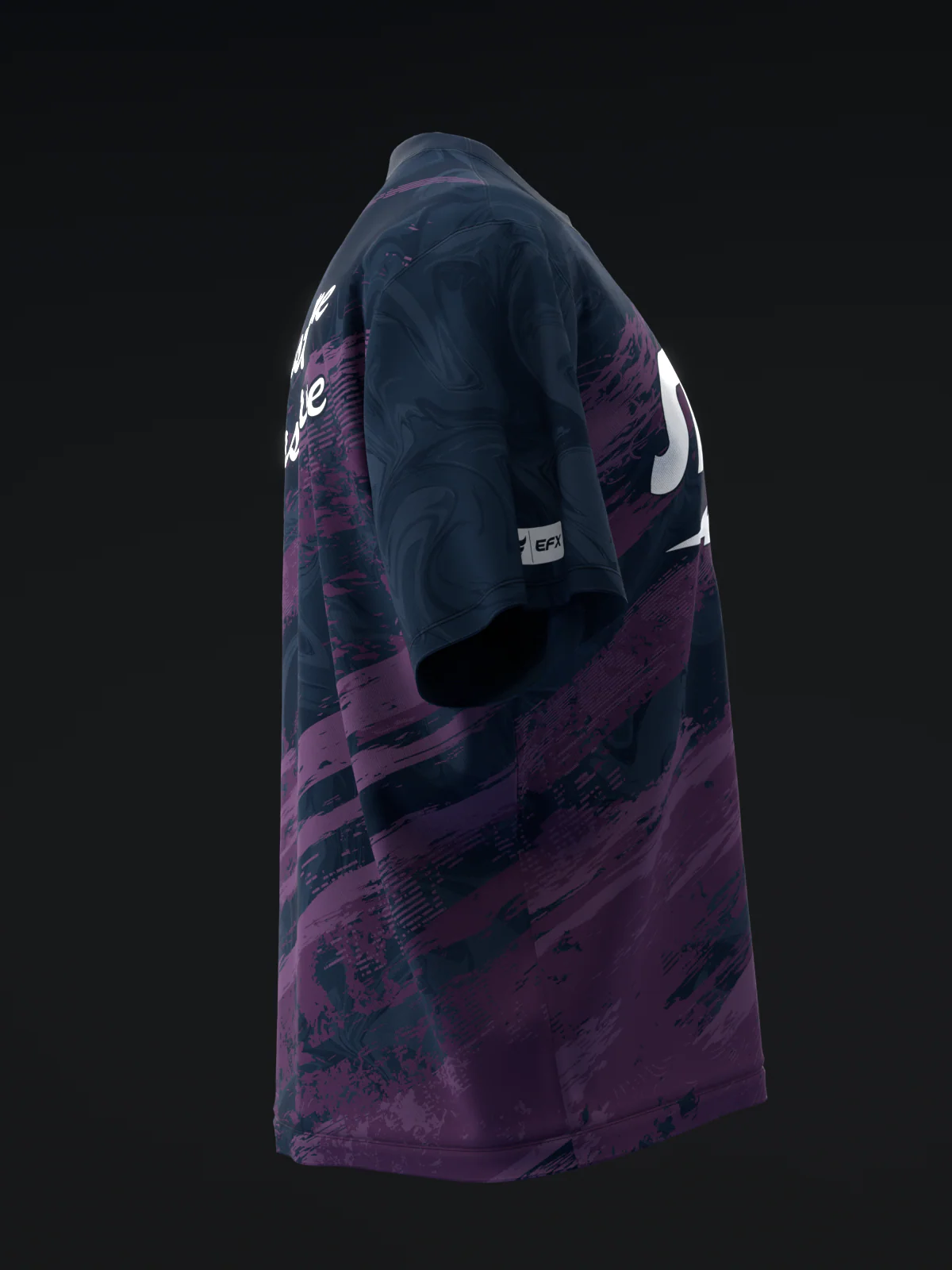 Storm - Tropical Surge Solid Purple Navy - Bowling Jersey - Image 4