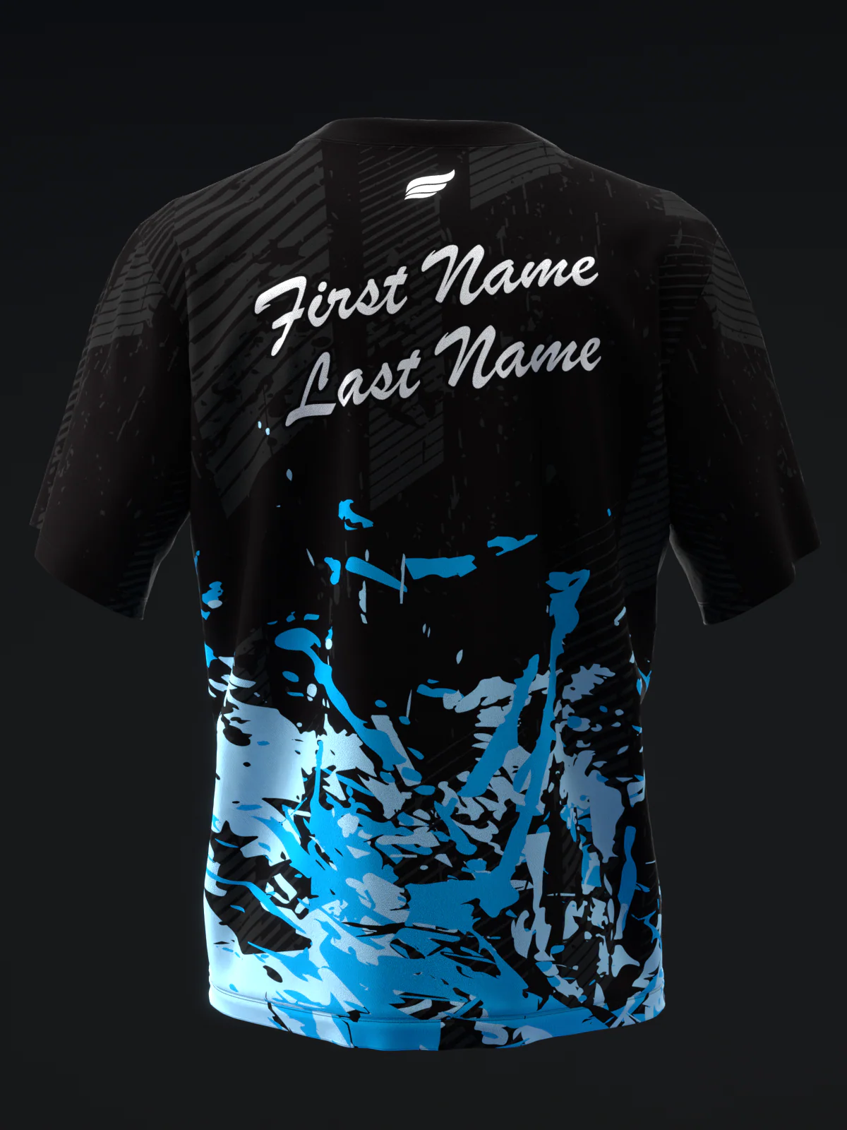 Strunge - Neon Blue - Bowling Jersey - Image 5