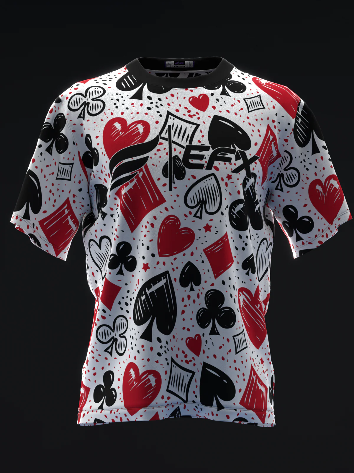 Suits - White Black - Bowling Jersey - Image 2