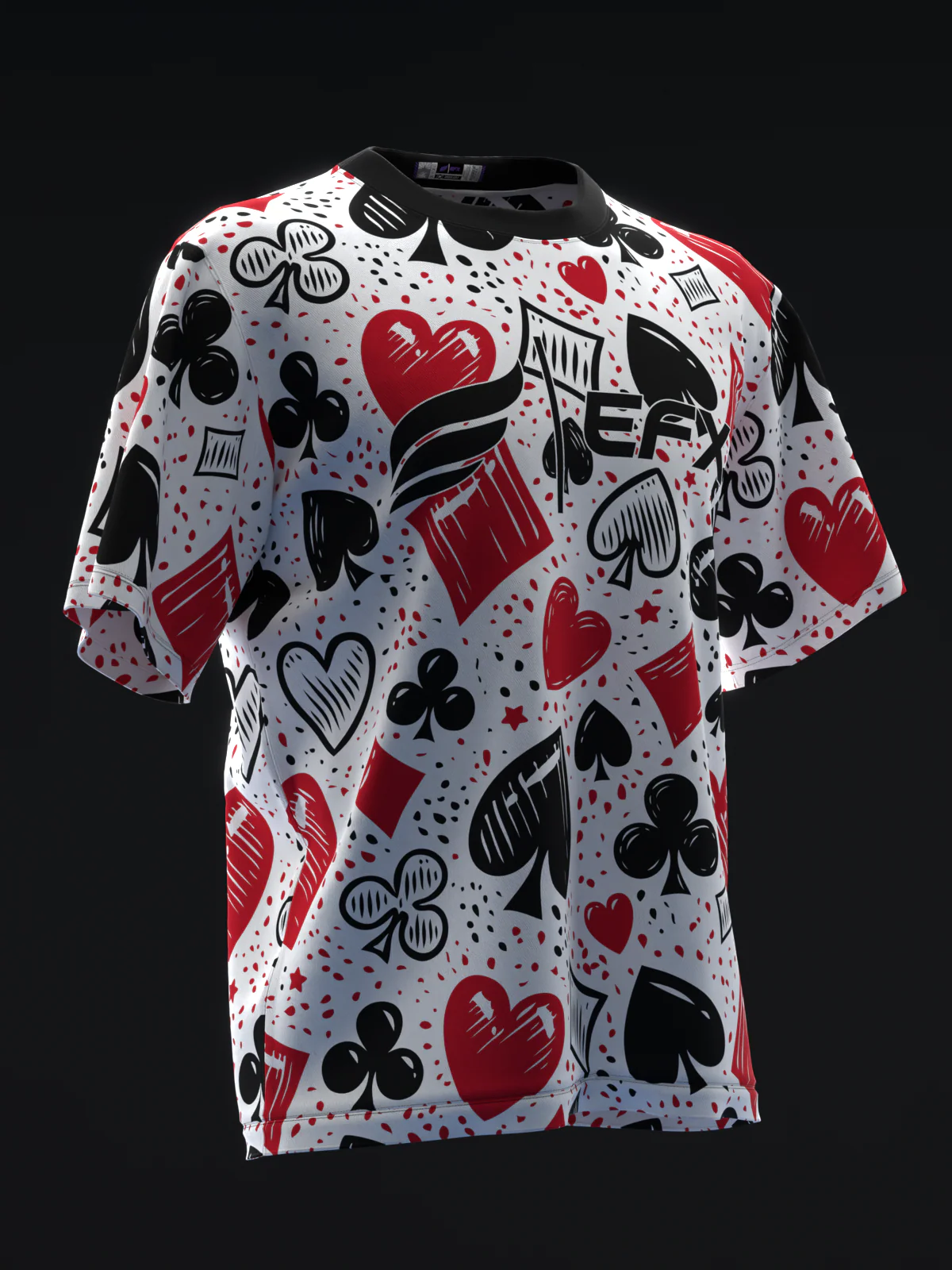 Suits - White Black - Bowling Jersey - Image 3