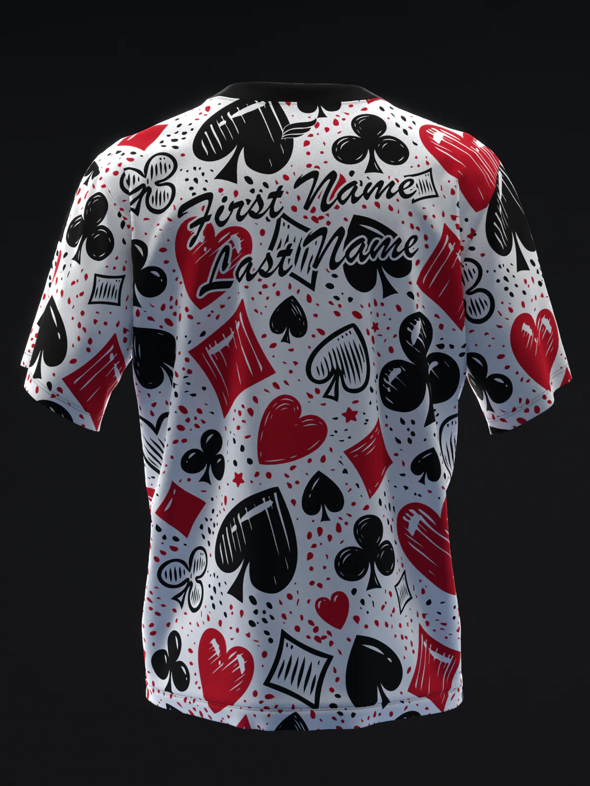 Suits - White Black - Bowling Jersey - Image 5