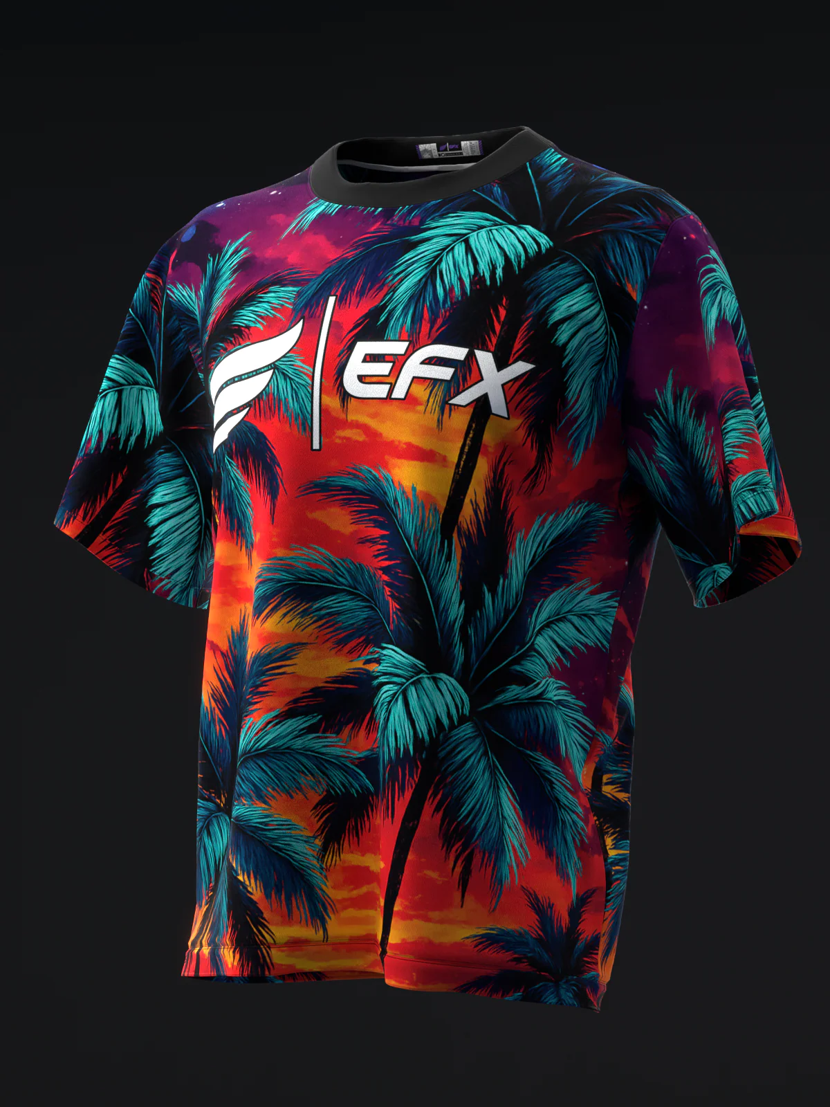 Sunset Palms - Vibrant - Bowling Jersey
