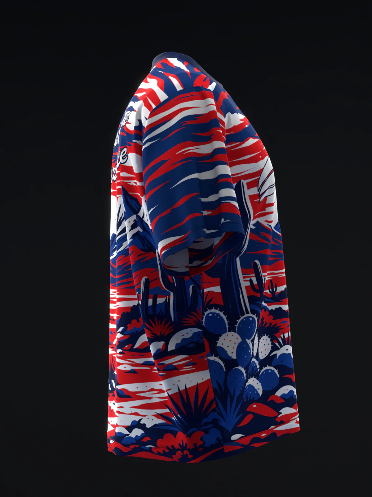 Twilight Southwest - Red Blue - Bowling Jersey - Image 4