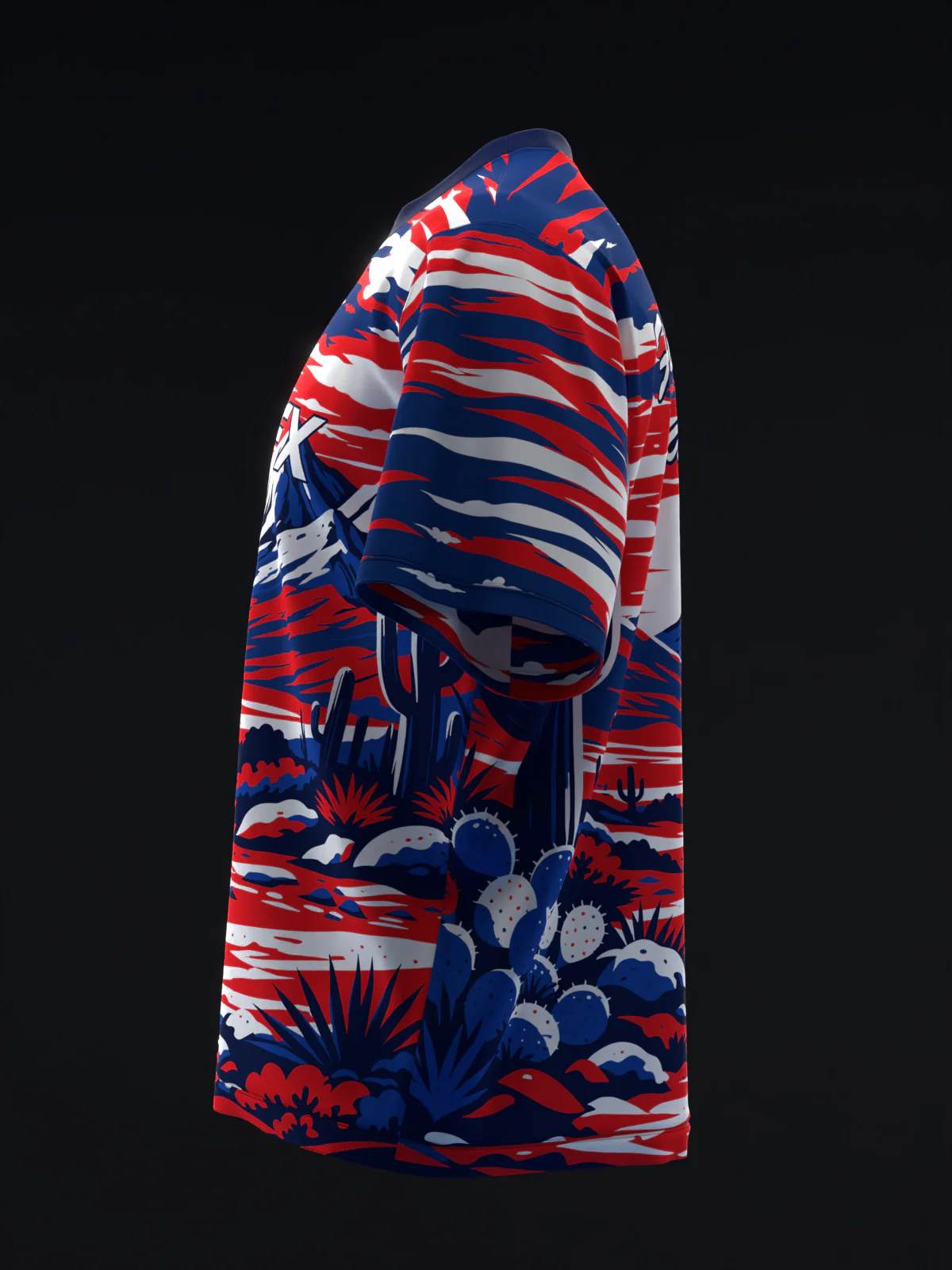 Twilight Southwest - Red Blue - Bowling Jersey - Image 6