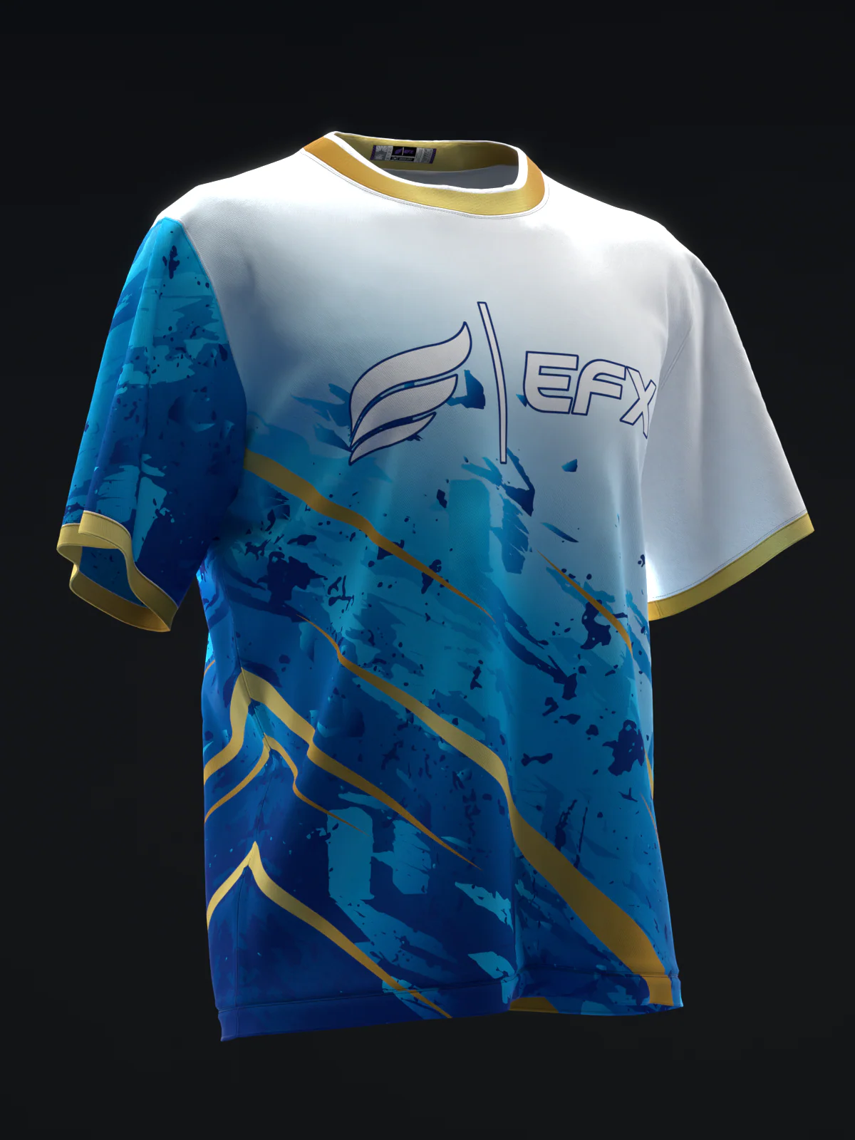 Ultra - Gold Blue - Bowling Jersey - Image 3