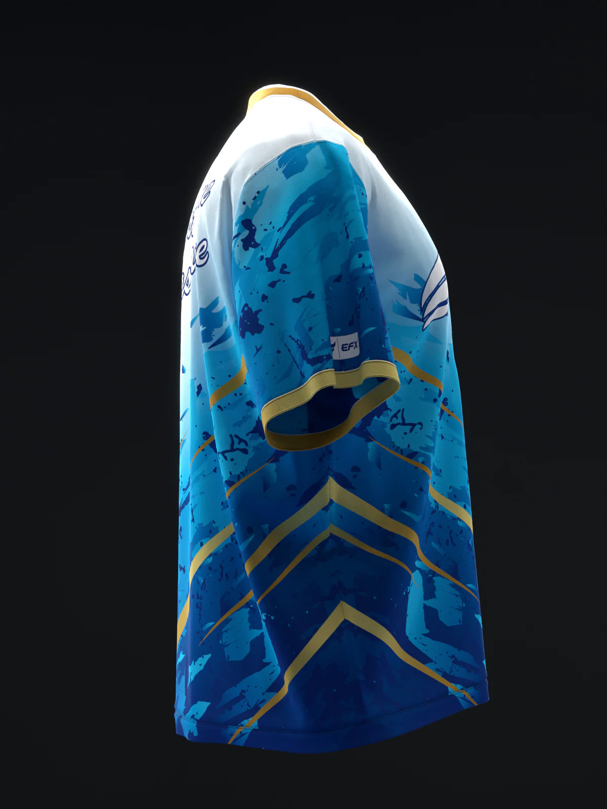Ultra - Gold Blue - Bowling Jersey - Image 4