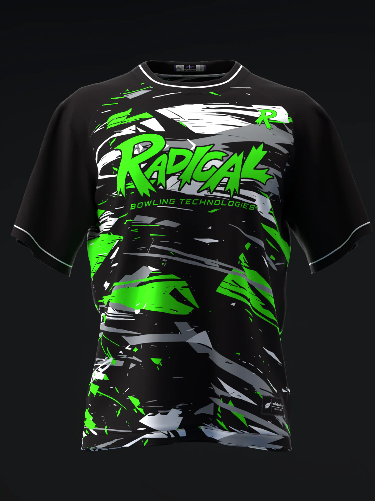 Vault #20260001 - Neon Generic - Bowling Jersey - Image 4