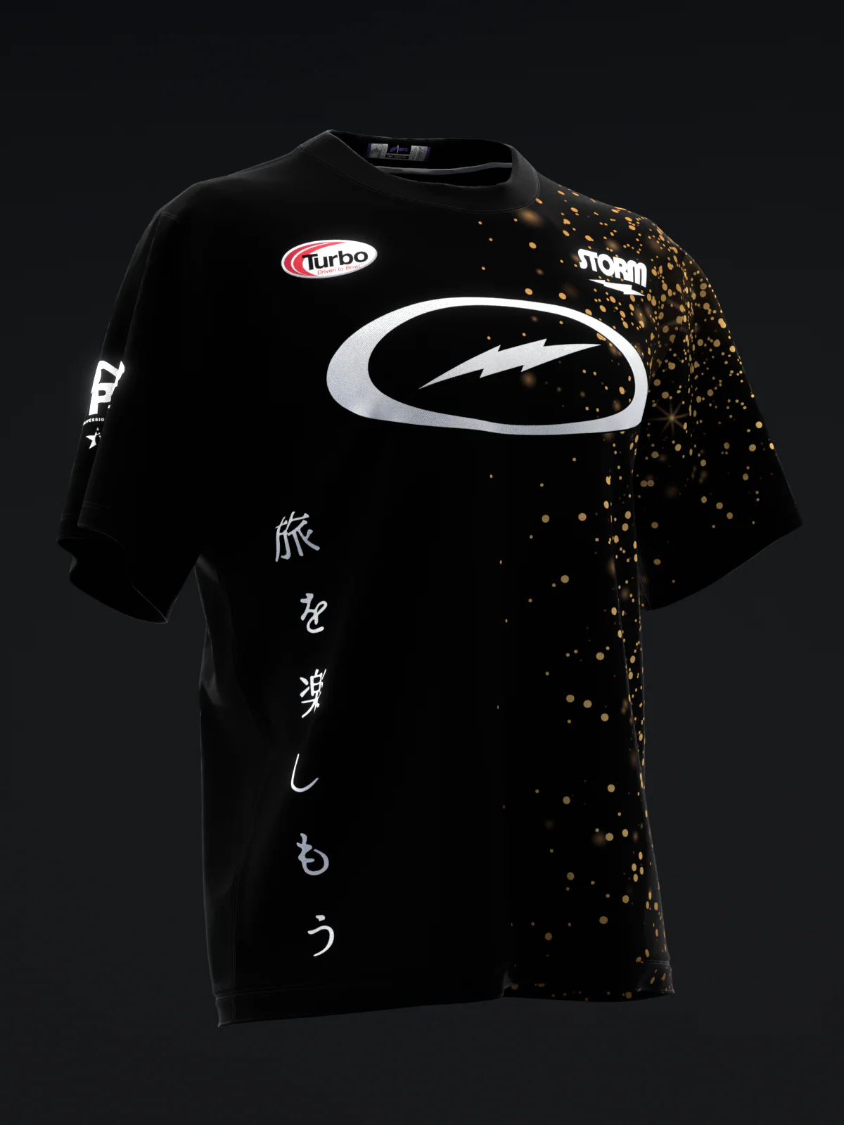 Victoria Varano 2024 - Glitter Gold Black - Bowling Jersey - Image 3
