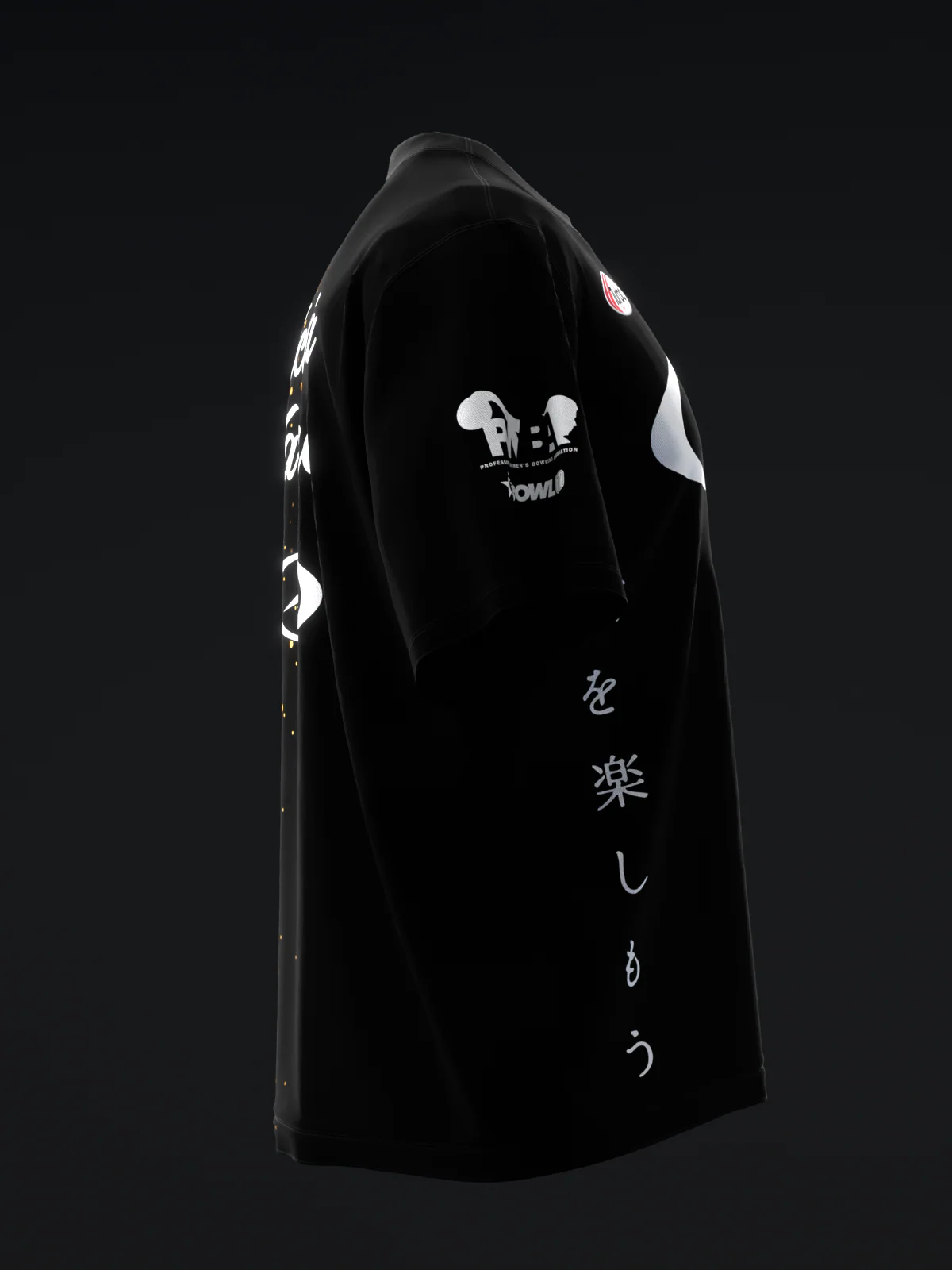 Victoria Varano 2024 - Glitter Gold Black - Bowling Jersey - Image 4