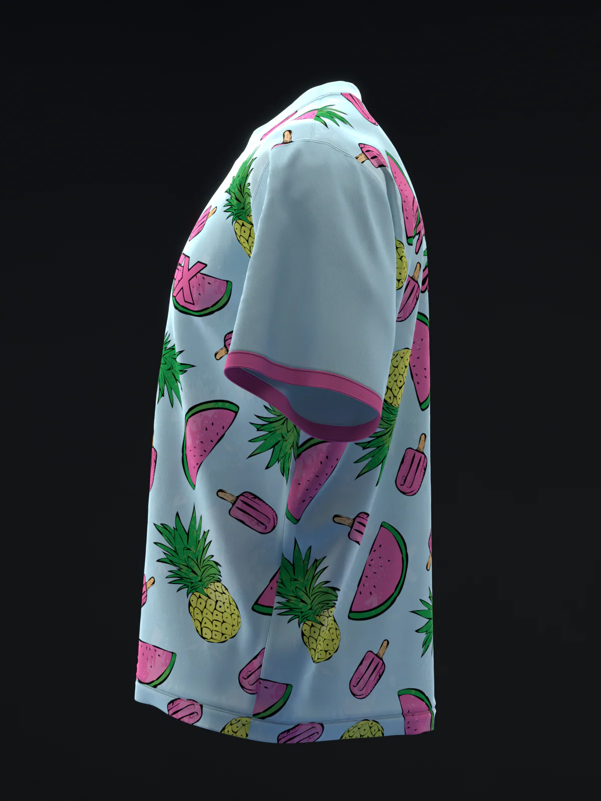 Waterappsicle - Blue - Bowling Jersey - Image 6