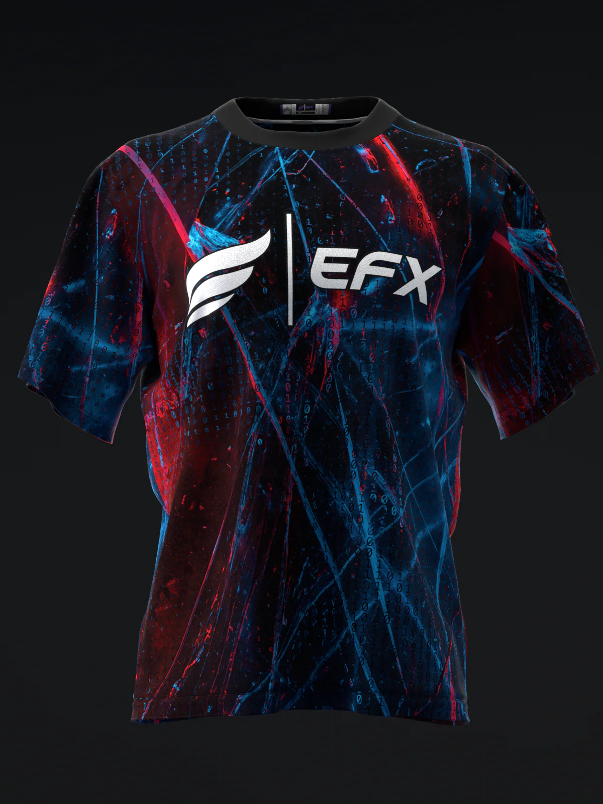 Zero Glitch - Black Red - Bowling Jersey - Image 2