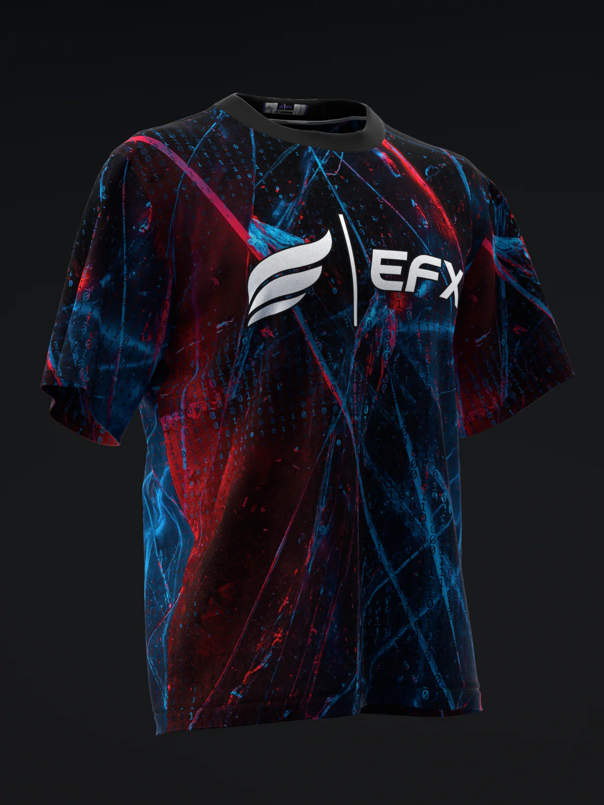 Zero Glitch - Black Red - Bowling Jersey - Image 3