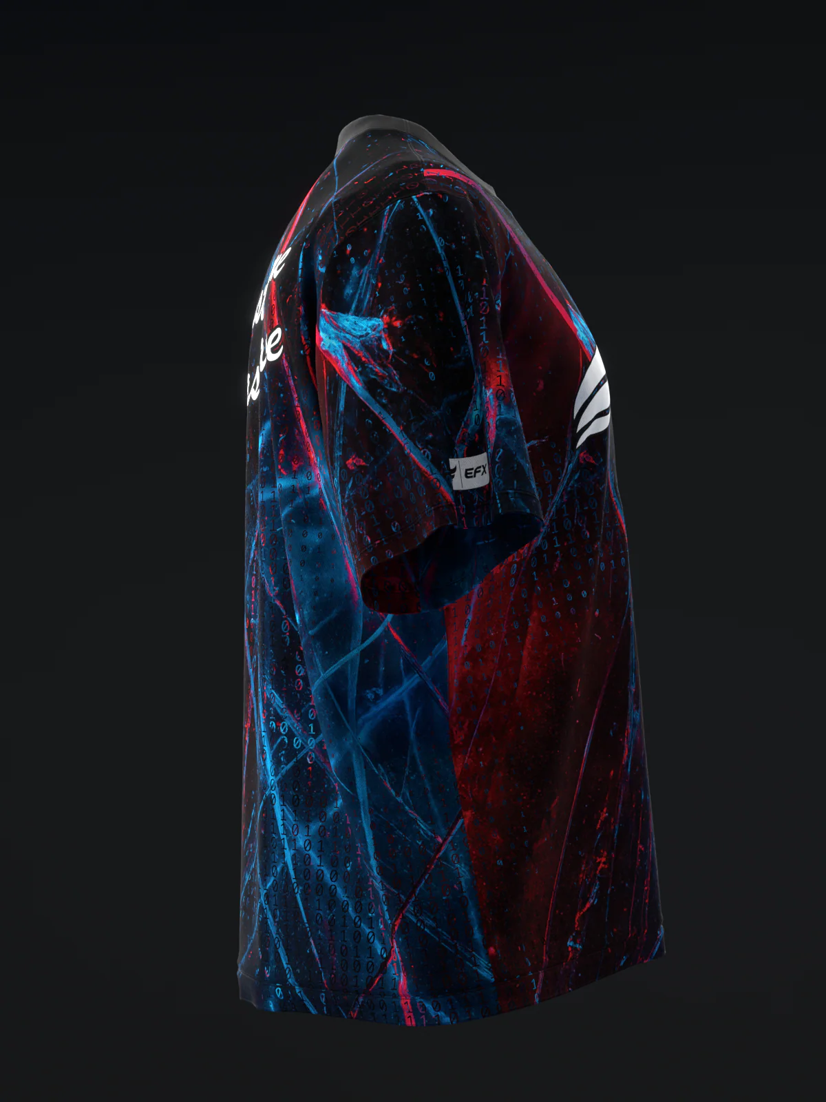 Zero Glitch - Black Red - Bowling Jersey - Image 4