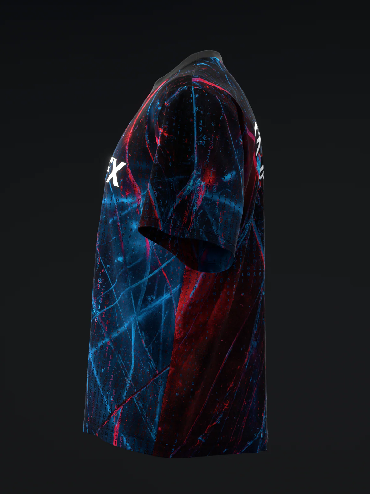 Zero Glitch - Black Red - Bowling Jersey - Image 6